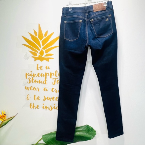 DL1961 Premium Denim Nina Super High Rise Skinny Jeans Dark Wash Size 26 - Picture 6 of 15